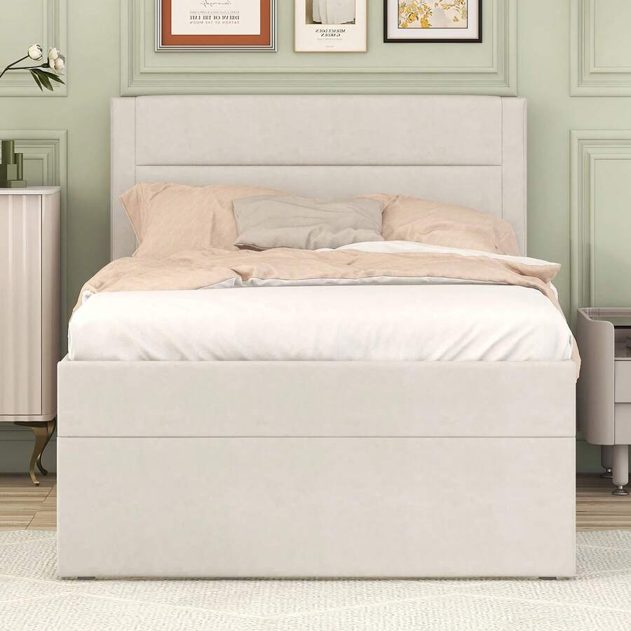 Mattress Pads - Navy Blue - View 1