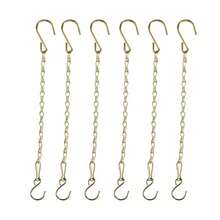 4pcs Metal Hanging Hooks With S-Shaped Hooks, Multi-Purpose Hooks Suitable For Plants, Bird Feeders, Lanterns, Wind Chimes, Signs And Indoor/Outdoor Decor - Multicolor - View 10
