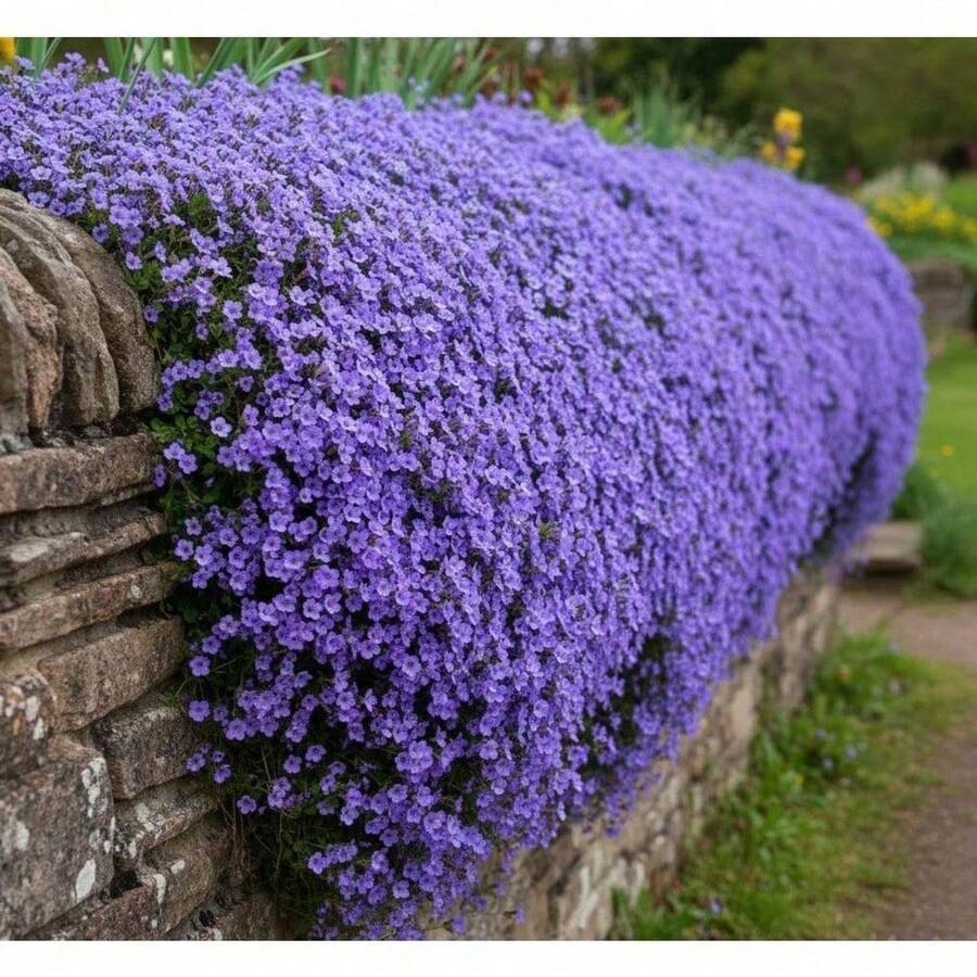 Aubrieta Cascade Blue   - Blue/Lilac Flowering Ground Cover - Rock Garden & Wall Plant - Perennial Ground Cover - Default - View 1