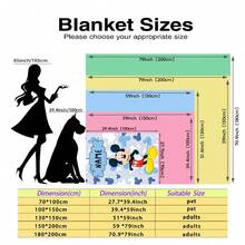 Disney Customized Throws - Multicolor - View 6