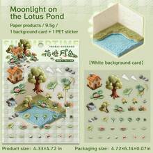 Spring Embroidery 3D Scene Stickers, Warm Country Style Room Aesthetic DIY Journal Stickers, Cute Cat And Floral Transparent Stickers, Suitable For Scrapbooking And Stress Relief Crafts, Back To School Season School Supplies - A - View 16