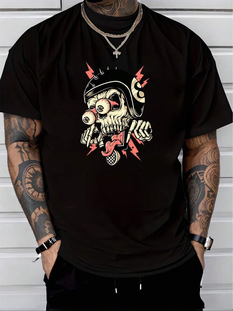 Men T-Shirts - Black - View 1