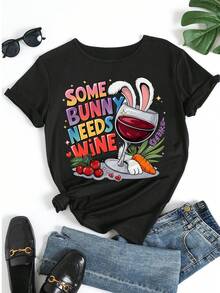 Women T-Shirts - Black - View 5