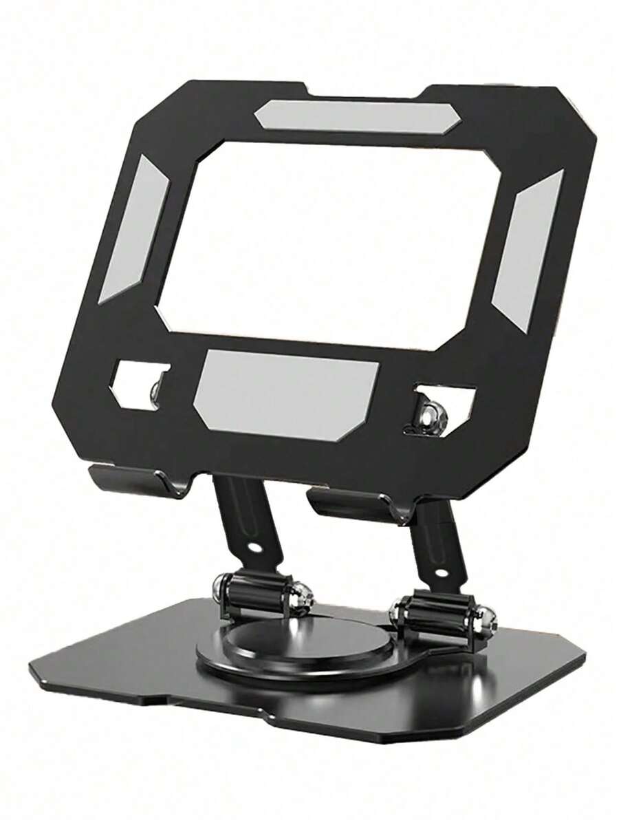 1pc Metal Rotatable Flat Stand, Laptop Stand, Desktop Phone Holder, Computer Cooling Hanging Rack