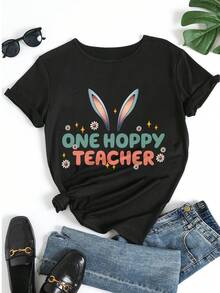 Women T-Shirts - Black - View 5