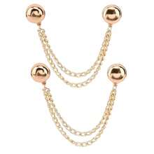 2~16Pcs Multi-Function Magnetic Clothing Clip With Chain Metal Buttons Clip Clothes Scarf Trouser Legs Cuff Fixing Magnet Pin - Multicolor - View 23