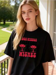 Women T-Shirts - Black - View 6