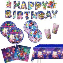 3/6 Piezas S-Uper Party Blowouts Bocinas de Fiesta Retráctiles Reino Champiñón Luigi Estrella de Poder Silbato de Papel Diseño Retro Para Favores de Cumpleaños Suministros de Vacaciones Regalo para Fans Estilo Aleatorio - Multicolor - Ver 5