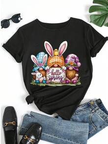 Women T-Shirts - Black - View 5