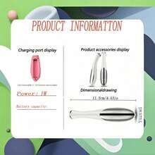 AXH Electric Eye Massager Vibrating Eye Massage Beauty Eye Care Pen - White - View 4