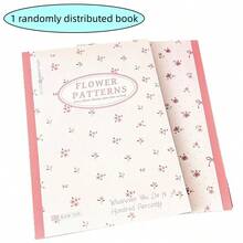 Cuaderno Floral Rosa de 9.8*6.89 Pulgadas, Diario con Portada Colorida, Planificador Simple, Cuaderno de Oficina/Hogar, Portátil, Útiles Escolares, Cuaderno de Líneas Simples para Estudiantes - B5 - Ver 10