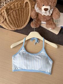 Blue Halter Neck Inner Layer