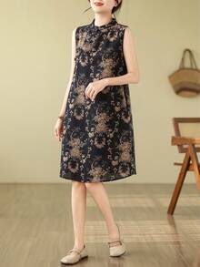 Women Long Dresses - Black - View 1