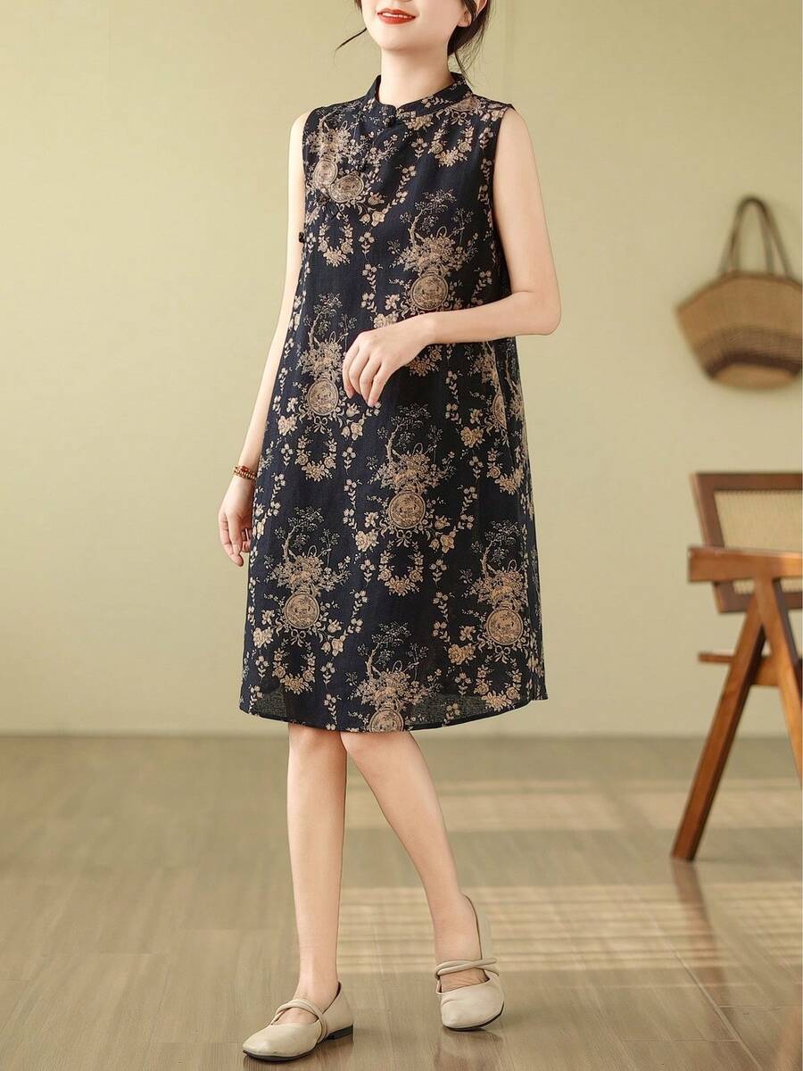 Women Long Dresses - Black - View 1