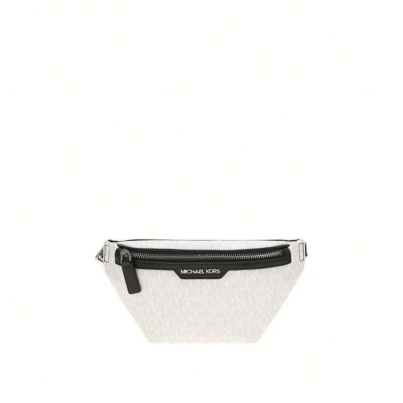 Michael Kors Cooper 印花男士單肩斜跨包 - 白色印花37T4LCOY1B BRIGHT WHT - 查看 1