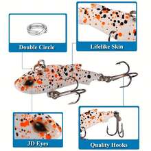 Mini Fishing Lures - - Perfect For Winter Ice Fishing, Bass Crankbaits, Etc.! - 1 Item - View 7