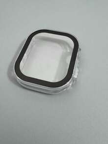 BEIMUSON 鋼化玻璃 + 保護殼，適用於 Watch 系列 38mm 40mm 41mm 42mm 44mm 45mm 46mm 49mm，PC 防撞螢幕保護貼，相容於 Series 11/10/9/8/7/6/5/4/3/2/1 Ultra SE - 無色 - 查看 15