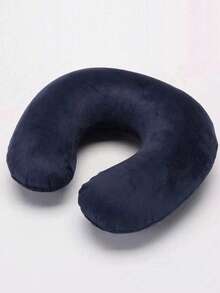 1pc Inflatable Travel Neck Pillow, U-Shaped Airplane Pillow With Snap Soft Cover, Portable Neck Support Cushion For Students And Adults, Neck Support And Cervical Protection For Studying, Car, Office, Travel, And Commuting, Essential For Mail Carriers - Multicolor - View 11