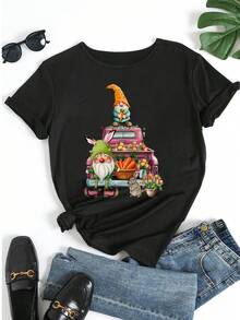 Women T-Shirts - Black - View 5