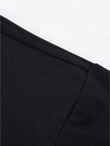 Adecuado para todas las ocasiones Informal y cómodo Nuevo modelo 2026 Camiseta de manga corta para mujer, moderna e informal, con estampado de carita sonriente.Cómoda y transpirable, es versátil e ideal para cualquier ocasión. XXF2 - Negro - Ver 5