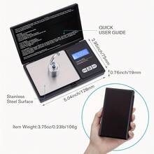 A Super-Precision Travel Digital Jewelry Scale, Featuring Instant Readout, Compact And Stylish Design With Easy Operation (Excluding Batteries) - Black - View 2