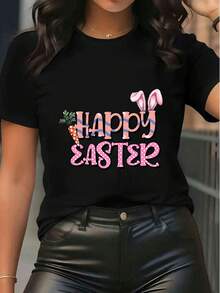 Women T-Shirts - Black - View 6