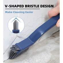 4pcs Hard Bristle Grout Brush, Suitable For Bathroom Shower Tile, Kitchen Crevice Cleaning - B - View 3