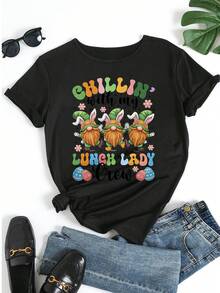 Women T-Shirts - Black - View 5