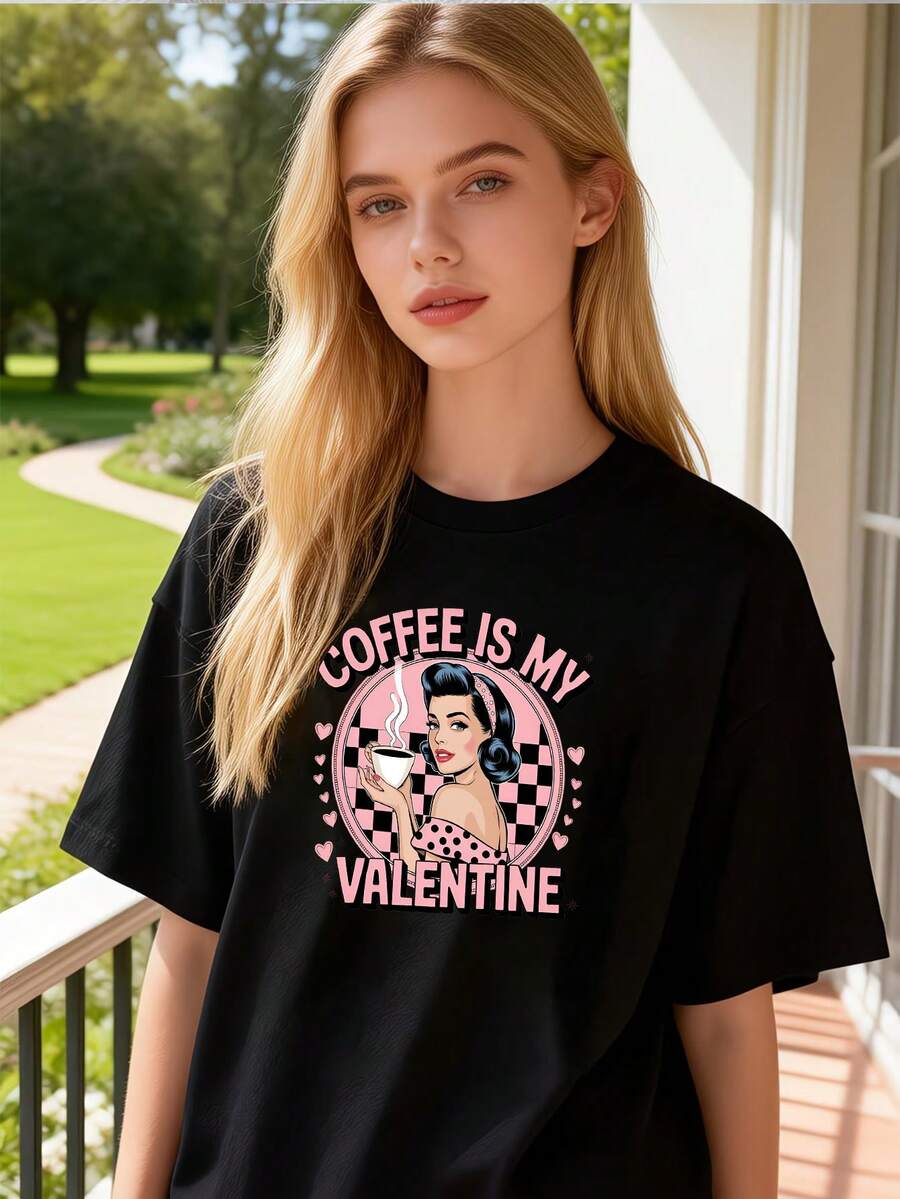 Women T-Shirts - Black - View 1