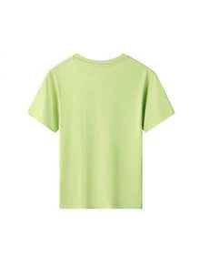 A Casual Yet Fashionable Disney Summer Short-Sleeved T-Shirt, Suitable For Girls To Wear. Its Design Incorporates Patterns And Prints Of Judy, Nick, Chief Bullwinkle, Sloth Lightning, Finnick, Lion Mayor, And Mr. Big From "Zootopia". This Style Is Not Only Suitable For Parties But Also For Daily Wear. - 抹茶綠 - 查看 4