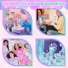10/20 Sets Mermaid Party Favor Set Include 10pcs Mermaid Tail Shaped Boxes 10pcs Gift Bags 10pcs Bows Colorful Ocean Theme Gift Box For Birthday Wedding Babyshower Christmas Party Decorations - Multicolor - View 7
