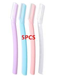 1/3/5/12/20pcs Safety Eyebrow Trimmer & Razor, Exfoliating & Hair Removal Tools, Body & Facial Eyebrow Shaver, Multi-Color Depilation Tools, Beginner Eyebrow Shaping Tool Set - Multicolor - View 10