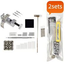 手錶錶帶拆卸工具組,專業手錶維修工具套件,用於手錶錶帶調整,含錘子的手錶銷釘拆卸工具,彈簧條工具,手錶錶帶尺寸調整用銷釘,鐘錶匠DIY手錶保養工具 - A - 查看 12