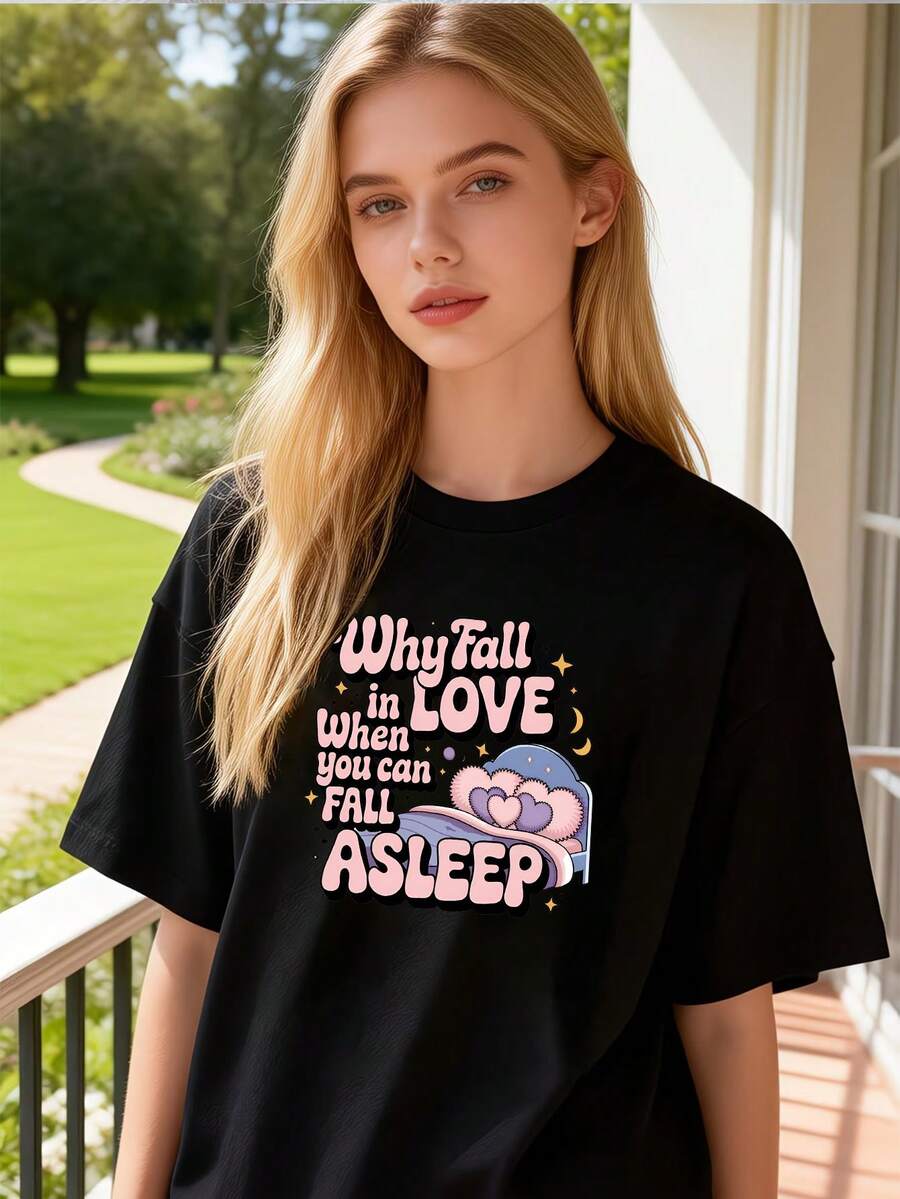 Women T-Shirts - Black - View 1