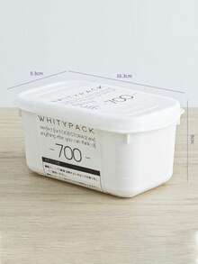 White Refrigerator Storage Box, PP Material Airtight Food Container With Lid, Suitable For Storing Fruits, Vegetables, Meat, Steaks And Other Kitchen Refrigerator Foods - Multicolor - View 13
