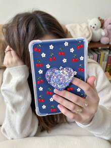 Ayotu Red Cherry Protective Case, Compatible With Kindle Paperwhite 12th Gen 2024/Kindle (11th Gen - Released In 2024)/Kindle 10th Gen 2019,Fruit Pattern,Kindle Transparent Shell. - Multicolor - View 3