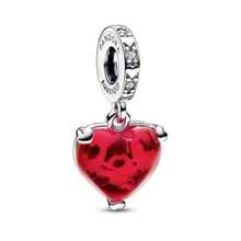 Pandora Disney Mickey & Minnie Mouse Kiss Red Murano Glass Dangle Charm |  | Women Jewelry Sets - 預設 - 查看 1