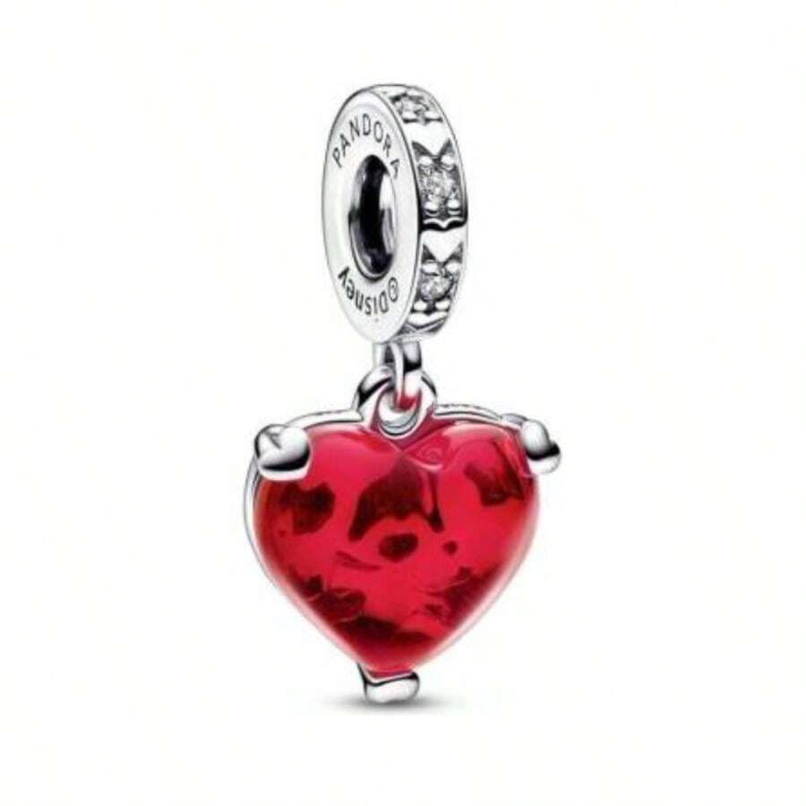 Pandora Disney Mickey & Minnie Mouse Kiss Red Murano Glass Dangle Charm | | Women Jewelry Sets - 預設 - 查看 1