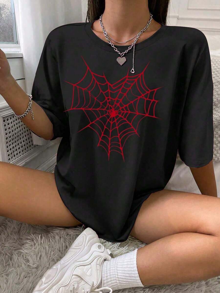 Conjunto de verano para hombre (Solo una camiseta de manga corta) 
 
   Camisetas 1 Paquete para Niñas, Camiseta Casual Estampada de Cuello Redondo y Manga Corta, Ropa de Verano para Estudiantes y Jóvenes, pijamas de niña, Una camiseta de manga corta - Negro - Ver 1