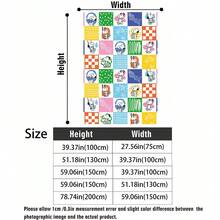 花生史努比彩色格紋法蘭絨披毯，柔軟舒適絨毛抓絨毯，多圖案史努比格紋印花，適用於沙發、床鋪、客廳、臥室、辦公室、旅行，四季皆宜 - 顏色 1 - 查看 5