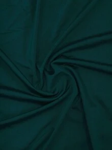 Summer Solid Color Sexy Elegant Bohemian Style Spaghetti Strap Bikini Set, Sweet Two Pieces Swimwear For Beach Vacation - Dark Green - View 7