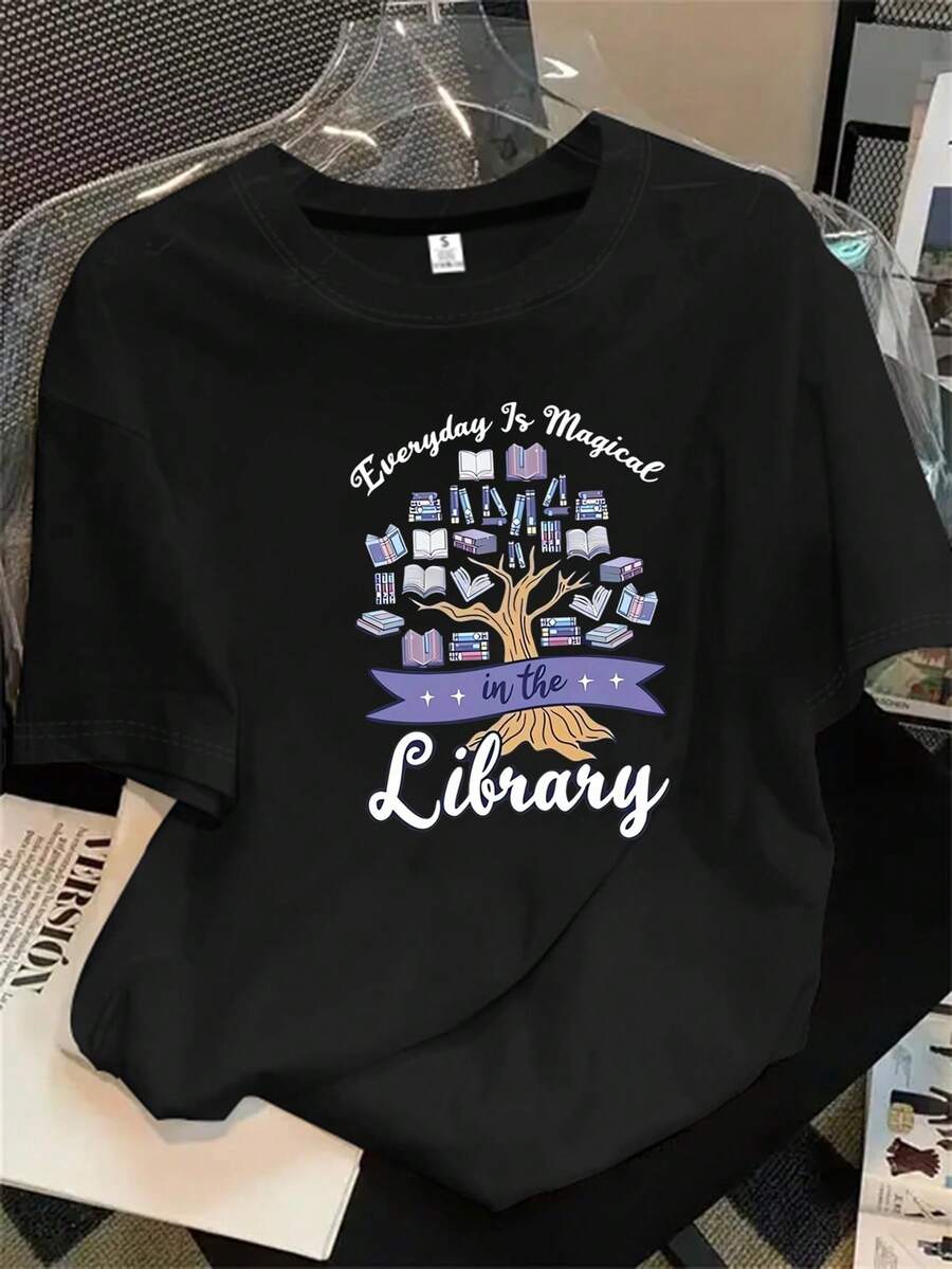 Halloween Graphic T-Shirt - Black - View 1