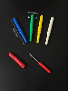 [4/5pcs]Small Seam Ripper, Full Color And Semi-Color Options, Rich Color Palette, High Visibility; Suitable For Home Use To Remove Tag Stitches, Trim Loose Threads, Unpick Seams, Essential Household Accessory, Popular Tool For Students - Small Thread Remover - View 9