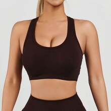 Women Lightweight Cardigans - Brown - View 4