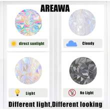 22pcs Dragonfly Window Clings - Anti-Collision Window Decals, Protect Birds From Window Strikes, Non-Adhesive Prismatic Vinyl Window Stickers, Rainbow Decals - 1 - View 8