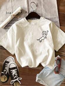 Women T-Shirts - White - View 2