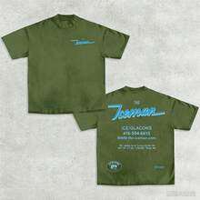 2026 New Drake THE ICEMAN Vintage Unisex T-Shirt, Limited Stock.180g Cotton Y2K Rap Graphic T-Shirt, Music Fan Gift For Daily & Concert - 綠色 - 查看 1