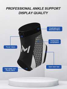 1pc/Set: Ankle Support Compression Guard, Foot Protector, Unisex, Suitable For Daily Exercise. Featuring 1mm Thin Ankle Protection Design, Applicable For Fitness, Weightlifting Training, Cycling, Yoga, Pilates, Camping, Hiking, Walking, Basketball And Baseball Activities. - Multicolor - View 4