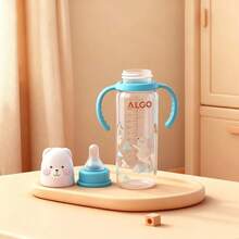 240ml Baby Bottle With Handle, Easy To Clean, Baby Feeding Accessory, Suitable For Various Situations - Rose - View 8