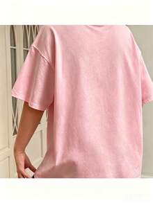 Camiseta Zelda para Hombre Talla Grande de - Rosa - Ver 3